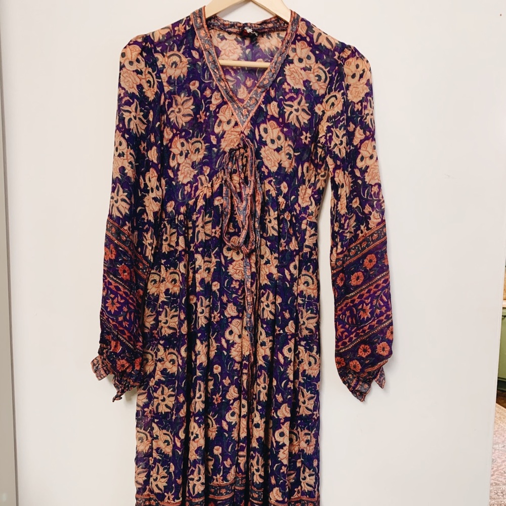Ritu Kumar Judith Ann vintage boho midi dress
